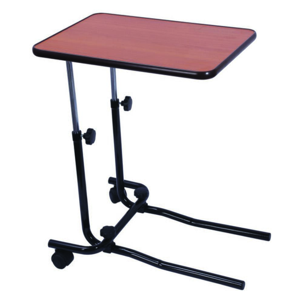 Economical adjustable bed table