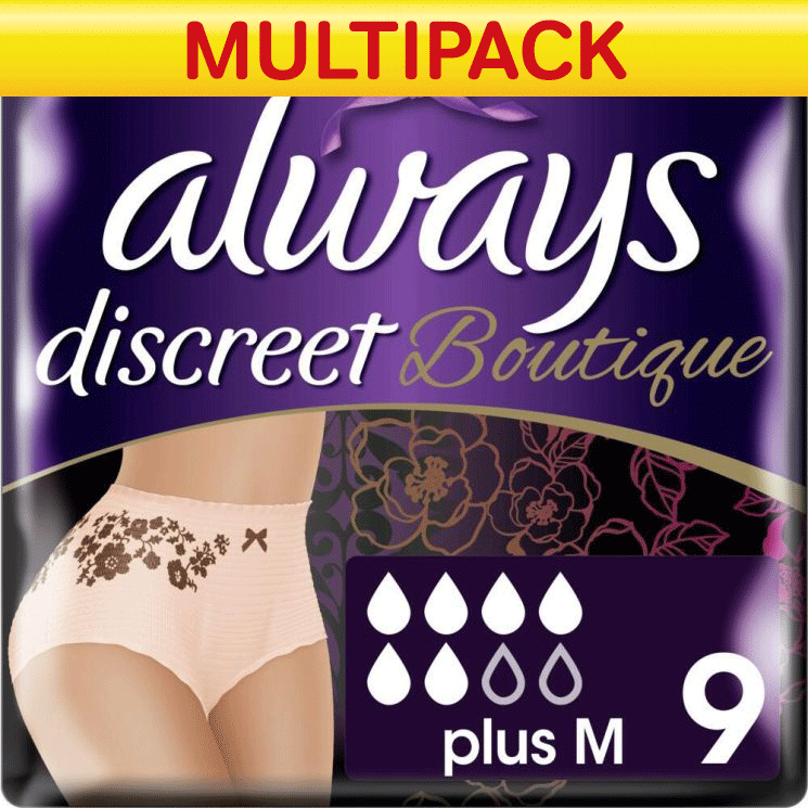 Always Discreet Boutique Pants Plus - Incontinence Supermarket