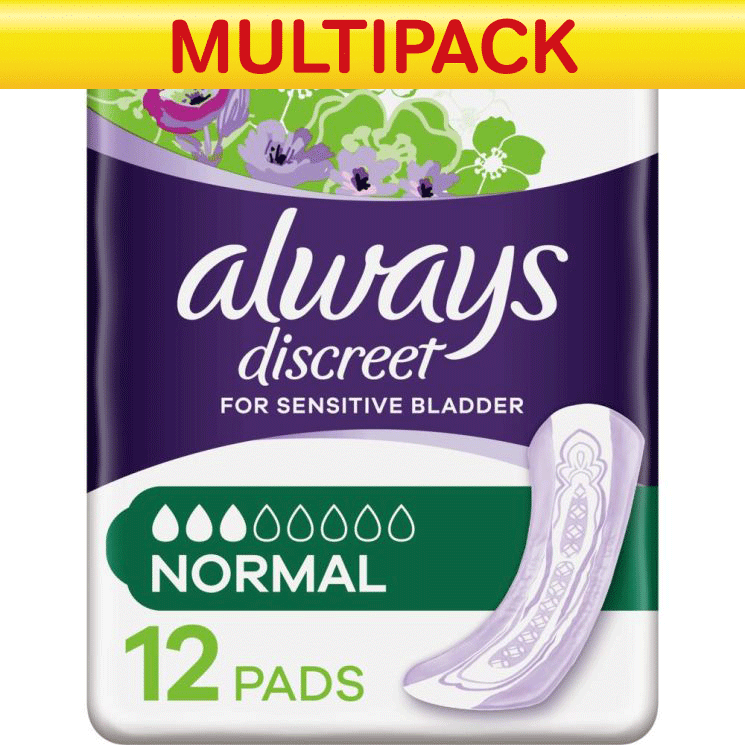 Always Discreet Incontinence Pads Normal - 12