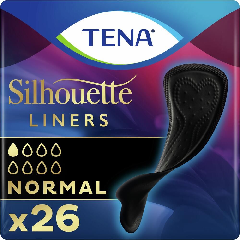 TENA Silhouette Normal Black Incontinence Pants Size Medium 10 pack