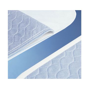 Washable Bed Pad with Wings - Blue - Single - Double - Single