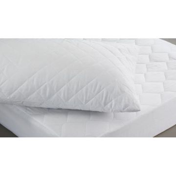 Polycotton Quilted Mattress Protector - King