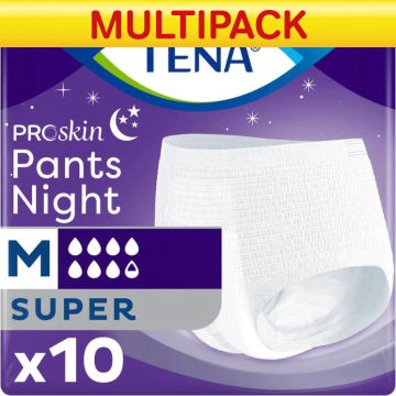 CASE SAVER TENA Pants Night Super Medium (8 Packs of 10)