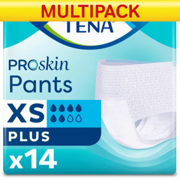 CASE SAVER TENA Pants Plus X Small (4 Packs of 14)