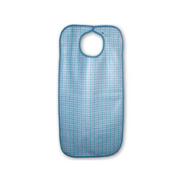 Primacare Re-Usable Bib Gingham 45 x 92cm Large  -  Each