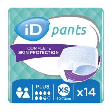 iD Pants Plus | X Small | 1300mls | Pack of 14