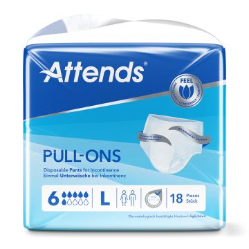 Attends Pull Ons 6 Large | Pack of 18