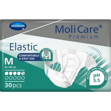 MoliCare Premium Elastic 5 Drop Slips - Medium - 30 Pack