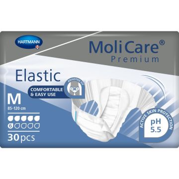 MoliCare Premium Elastic 6 Drop Slips - Medium - 30 Pack