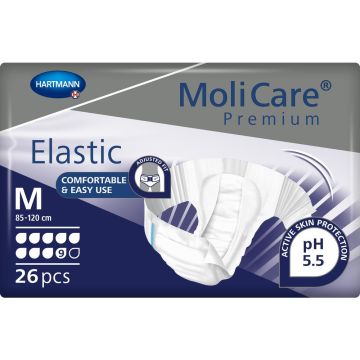MoliCare Premium Elastic 9 Drop Slips - Medium - 26 Pack