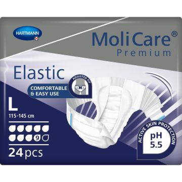 MoliCare Premium Elastic 9 Drop Slips - Large - 24 Pack