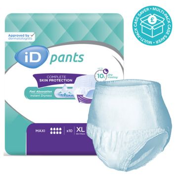iD Pants MAXI X-LARGE - 10 Pack - CASE OF 4 