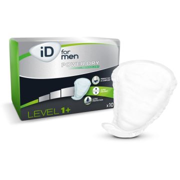 iD For Men Level 1+ Pads - 10 Pack