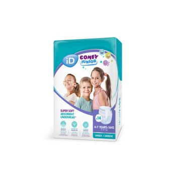 iD Comfy Junior | Age 4-7 | 14 Pack