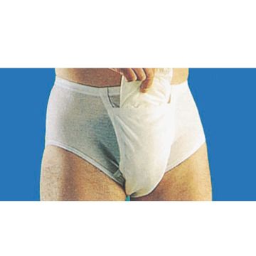 Kanga Mens Waterproof Pouch Pants - White - Medium