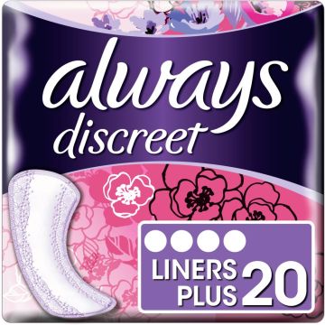 Always Discreet Liners Plus - 20 Pack