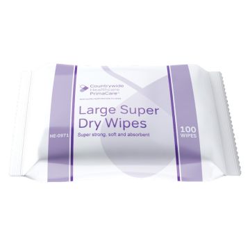 Primacare Large Super Dry Wipes