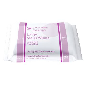Primacare Large Moist Wipes