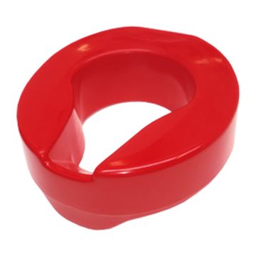 Red Toilet Seat Raiser - 10 cm