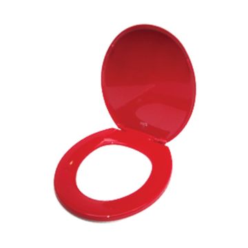 Red Standard Toilet Seat