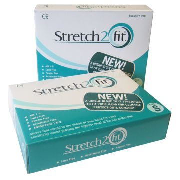 Stretch2Fit Disposable Gloves - Small - 200 Pack