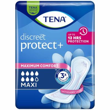 TENA Lady Discreet Maxi Pads - 6 Pack