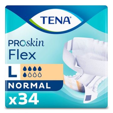 Proskin Flex Slips Normal, Size Large in a pack of 34
