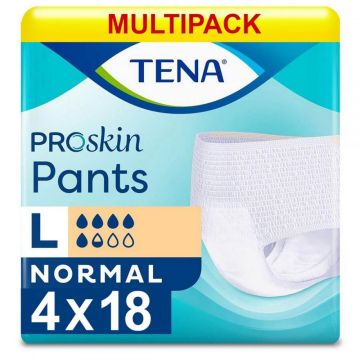 CASE SAVER Tena Pants Normal Large (4 Packs of 18)