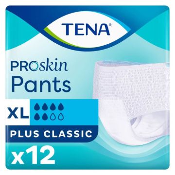 TENA Pants Plus | X Large | 1300-1700mls | Pack of 12