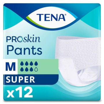 TENA Proskin Pants Super - Medium - 12 Pack