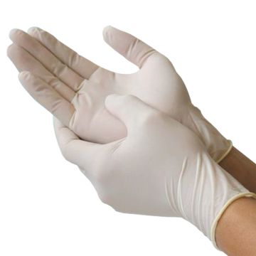 Vinyl Lightly Powdered Disposable Gloves - Small - 100 Pack