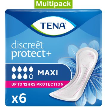CASE SAVER TENA Lady Maxi InstaDry (6 Packs of 6)