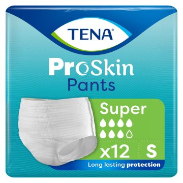 TENA Pants Super | Small | Pack of 12