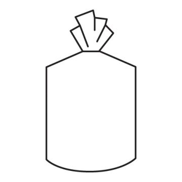 Square Bin Liners Case | 1000