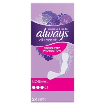 Always Discreet Liners - 24 Pack