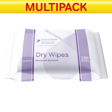 PrimaCare Large Dry Wipe -  Pack 96 - Case 28