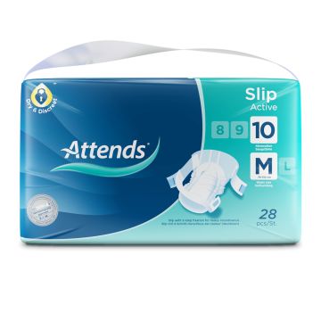 Attends Slip Active Medium (10) | Pack of 28