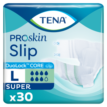 TENA Proskin Slip Super - Large - 30 Pack