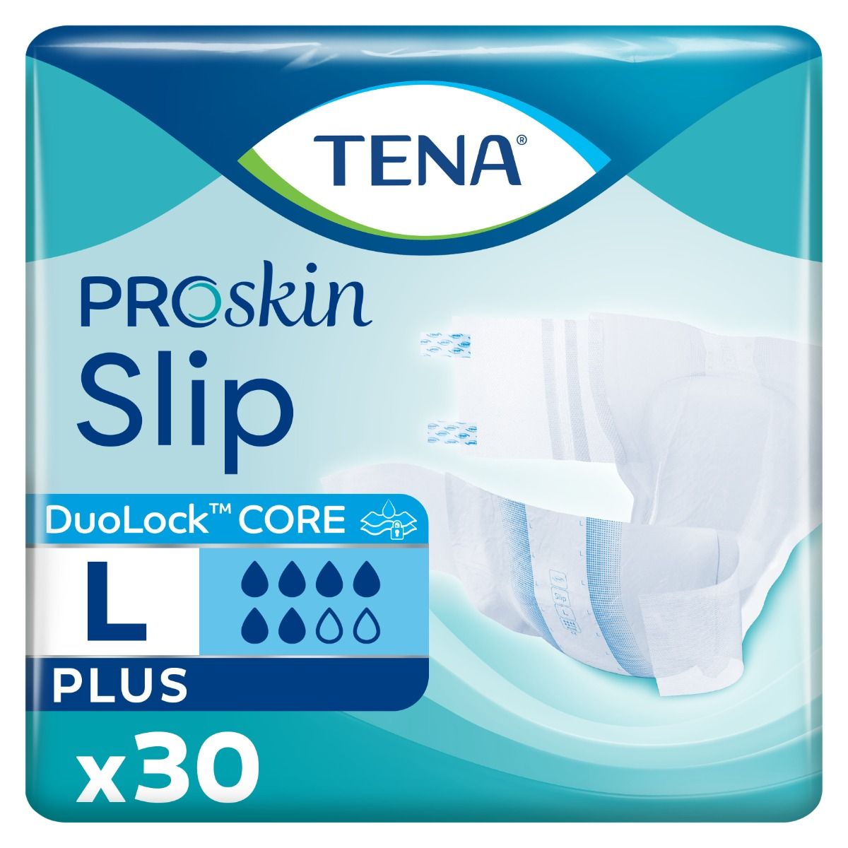 TENA\u0020Proskin\u0020Slip\u0020Plus\u0020\u002D\u0020Large\u0020\u002D\u002030\u0020Pack