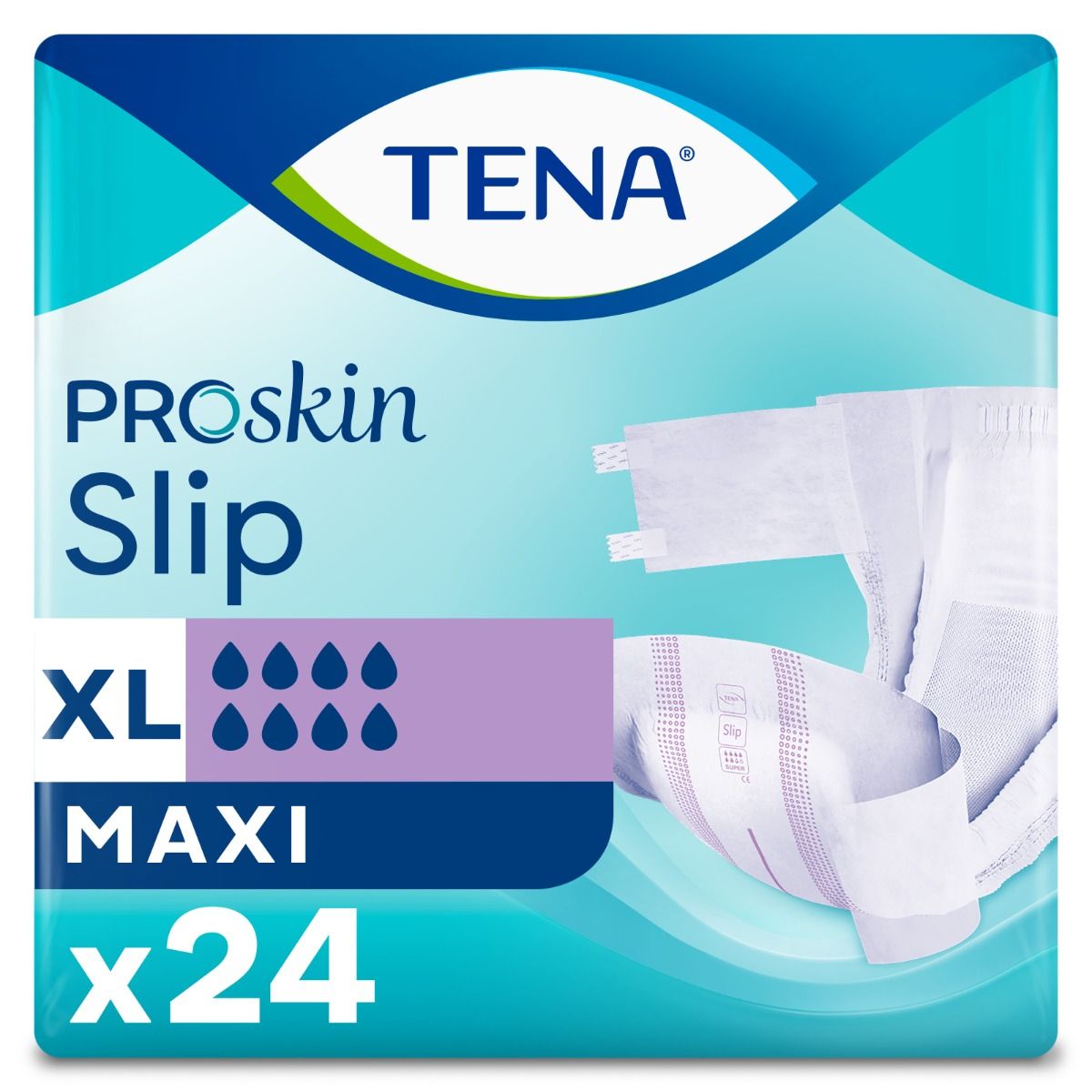 TENA\u0020Proskin\u0020Slip\u0020Maxi\u0020\u002D\u0020XL\u0020\u002D\u002024\u0020Pack
