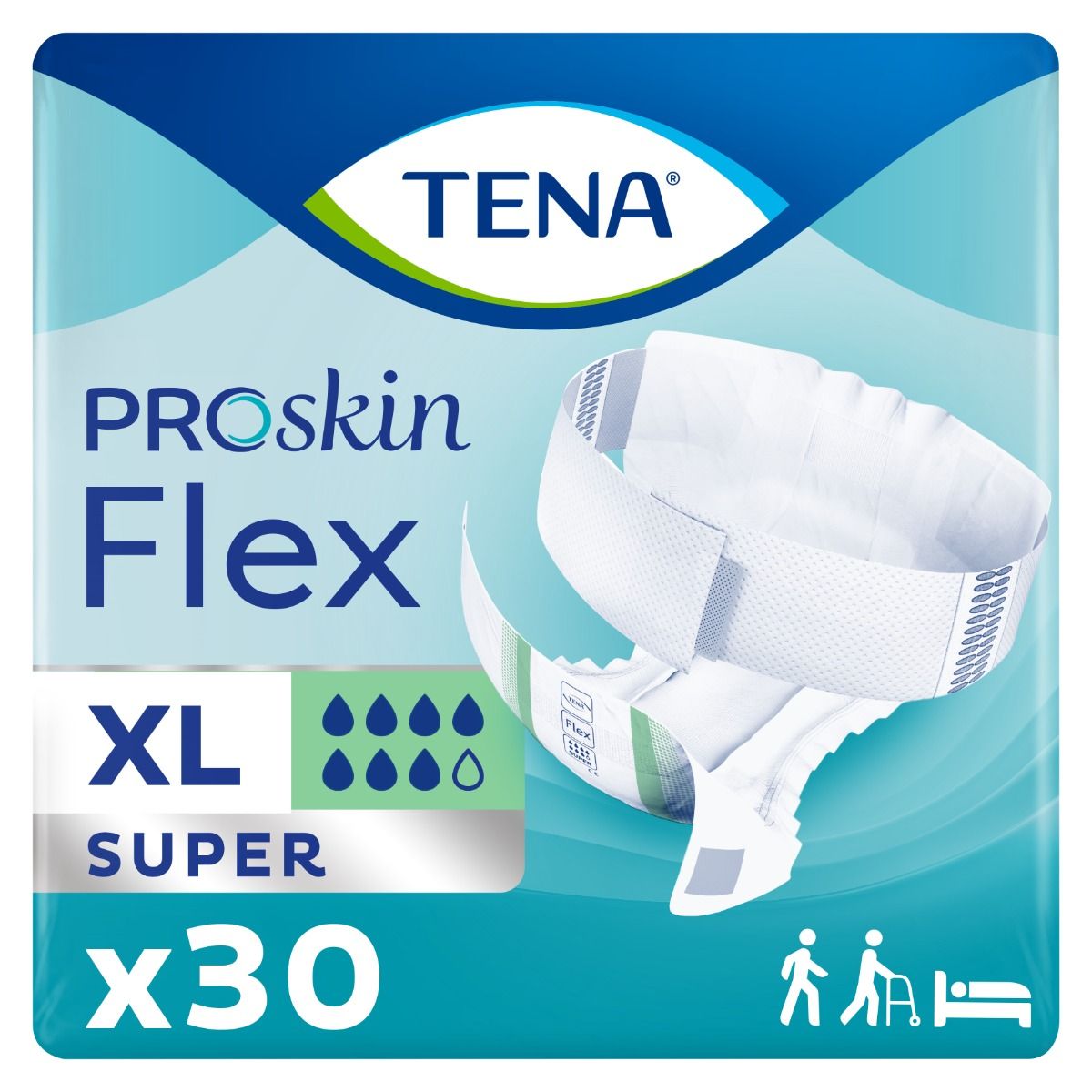 TENA\u0020Proskin\u0020Flex\u0020Super\u0020Slips\u0020\u002D\u0020XL\u0020\u002D\u002030\u0020Pack
