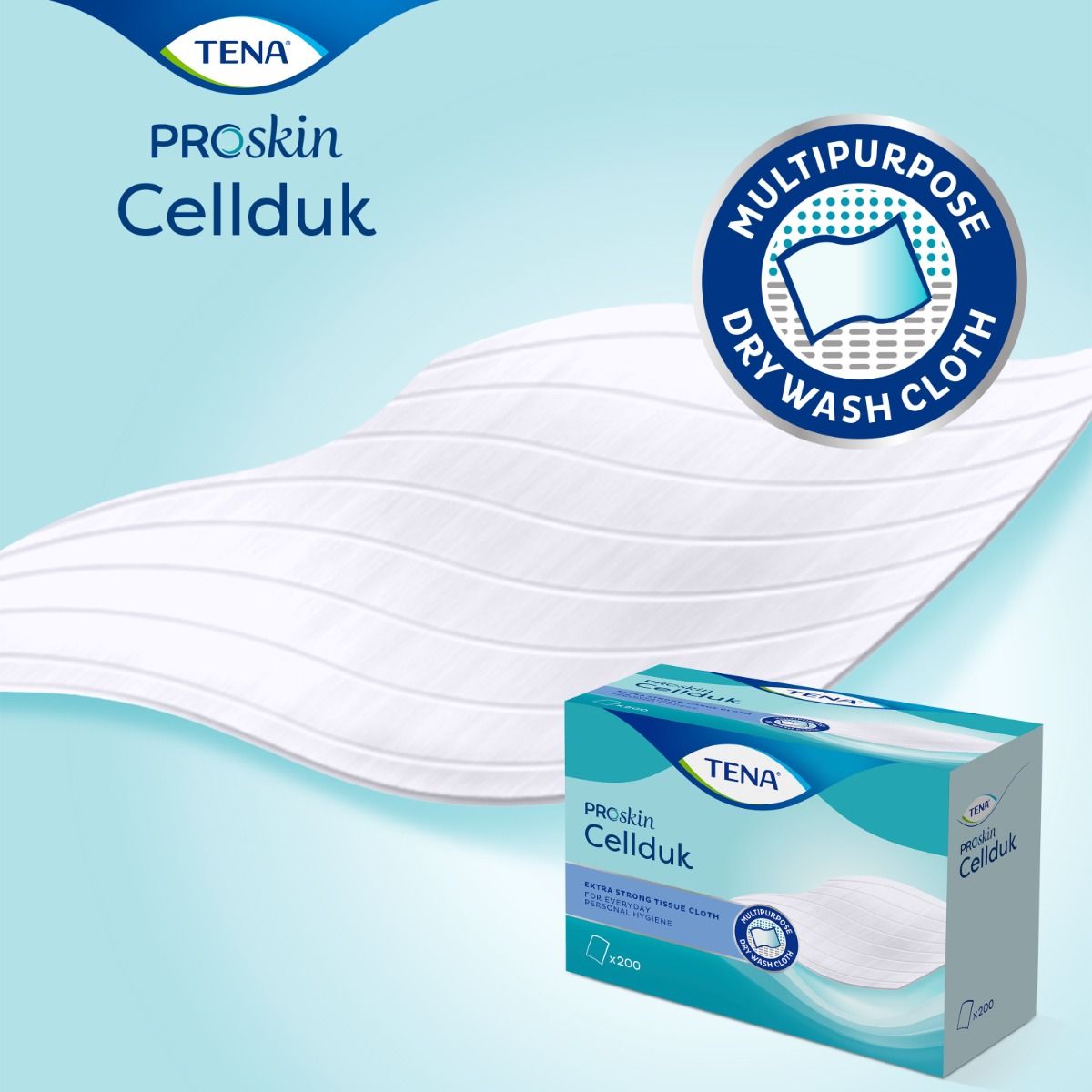 TENA\u0020Cellduk\u0020Multi\u0020Purpose\u0020Cloths\u0020\u002D\u0020200\u0020Pack