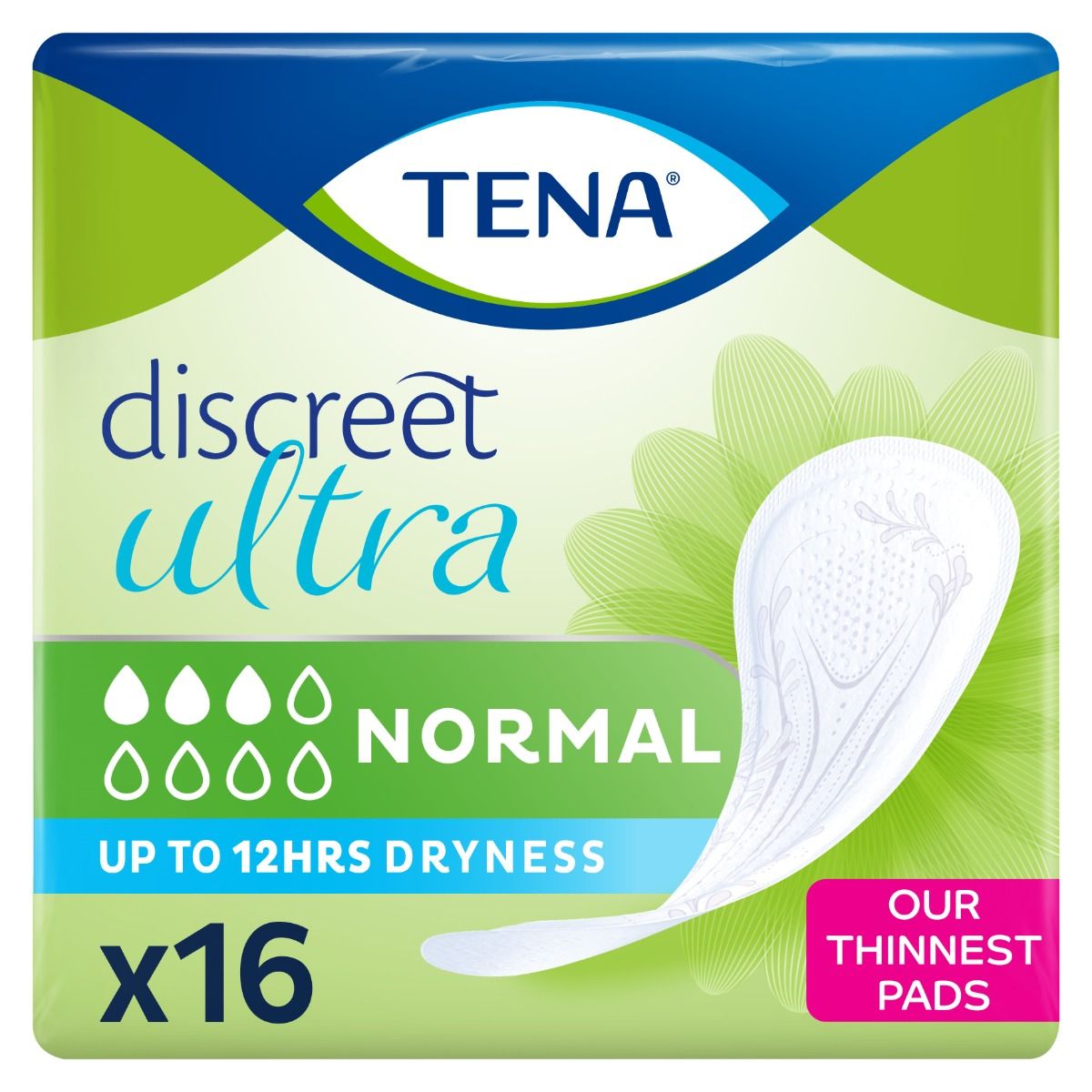 TENA\u0020Discreet\u0020Ultra\u0020Pad\u0020Up\u0020Normal\u0020\u007C\u0020Pack\u0020of\u002016