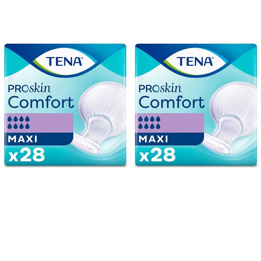 TENA\u0020Proskin\u0020Comfort\u0020Maxi\u0020Pads\u0020\u002D\u0020Case\u0020Saver\u0020\u002D\u00202\u0020Packs\u0020of\u002028
