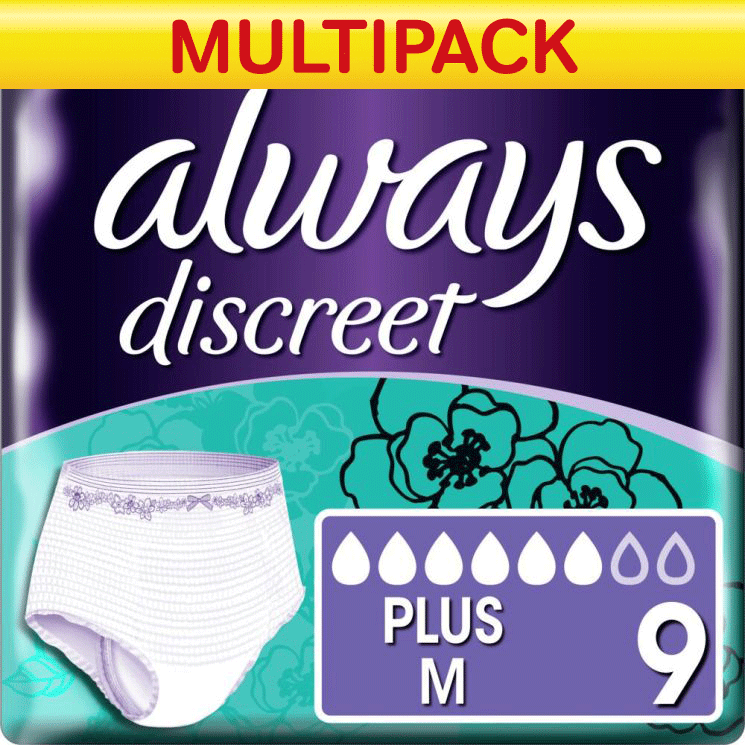 Always\u0020Discreet\u0020Pants\u0020Plus\u0020\u002D\u0020Medium\u0020\u002D\u0020Case\u0020Saver\u0020\u002D2\u0020Packs\u0020of\u00209