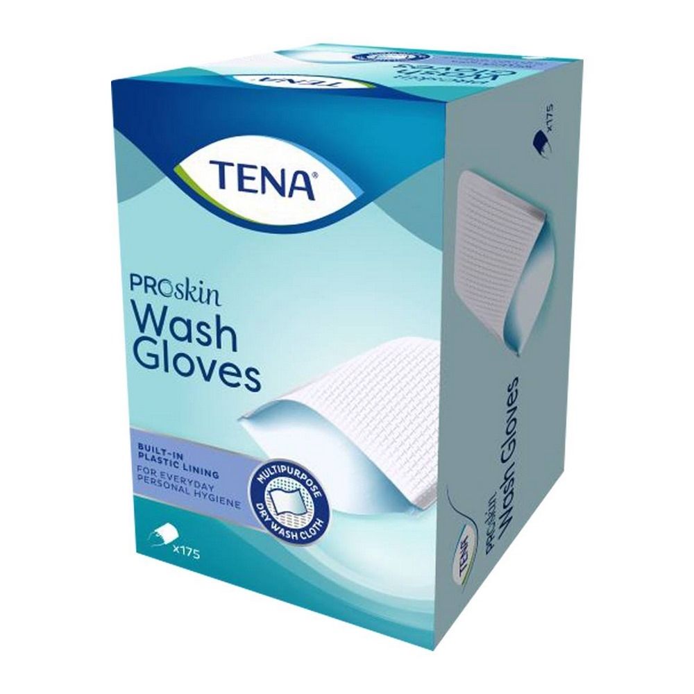 TENA\u0020Proskin\u0020Wash\u0020Gloves\u0020\u002D\u0020175\u0020Pack