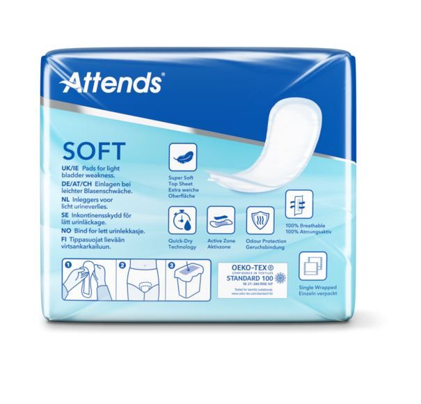 Attends\u0020Soft\u00203\u0020Extra\u0020Pads\u0020\u002D\u002010\u0020Pack