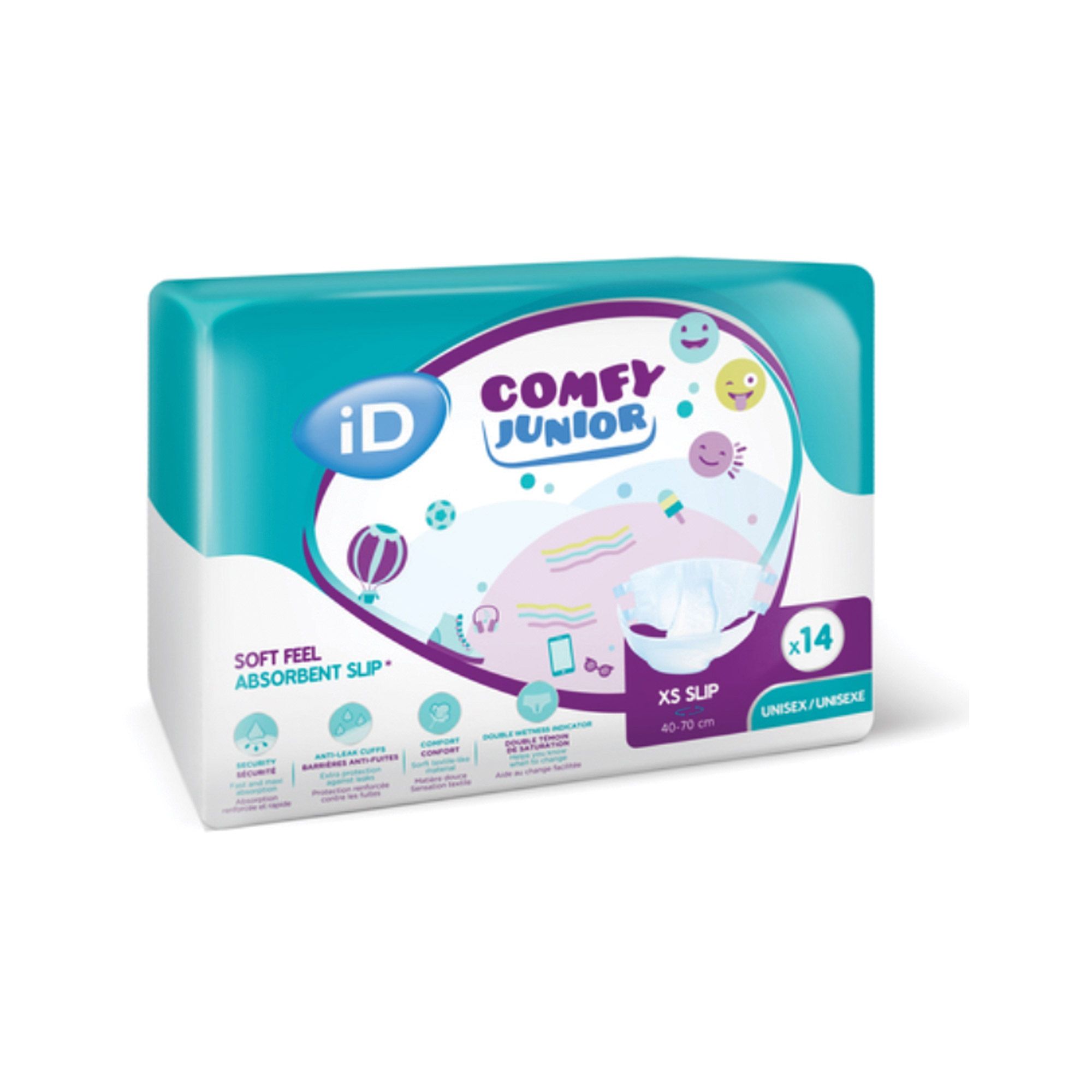 iD\u0020Comfy\u0020Junior\u0020Slip\u0020Extra\u0020Small\u0020\u007C\u0020Pack\u0020of\u002014