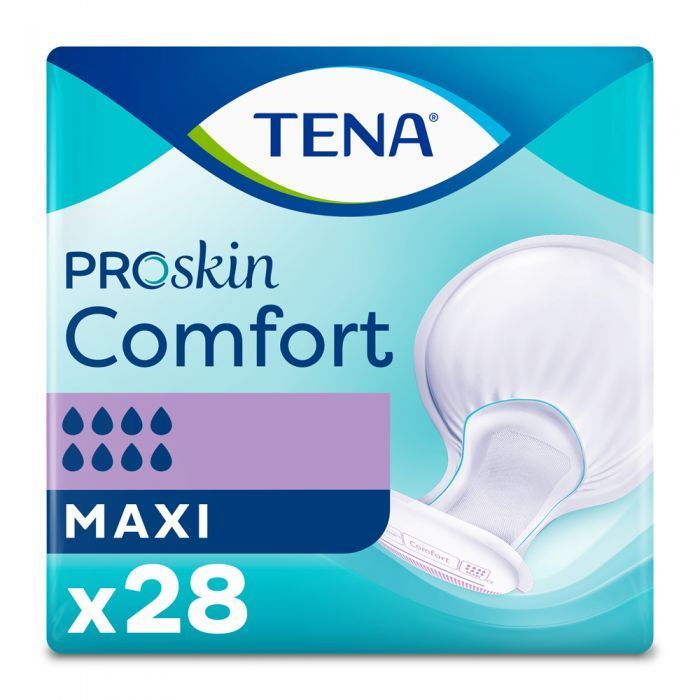 TENA\u0020Proskin\u0020Comfort\u0020Maxi\u0020Pads\u0020\u002D\u002028\u0020Pack