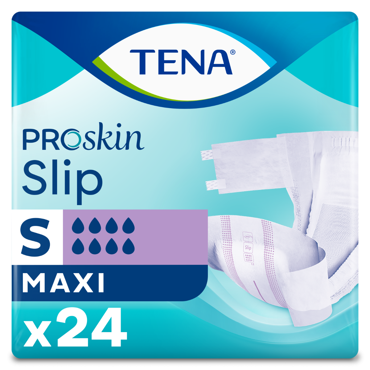 TENA\u0020Proskin\u0020Slip\u0020Maxi\u0020\u002D\u0020Small\u0020\u002D\u002024\u0020Pack